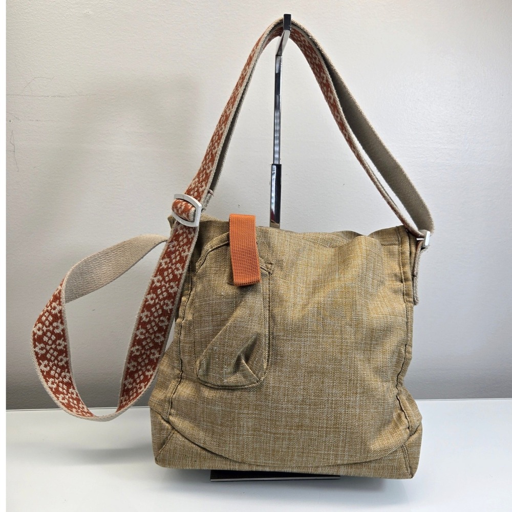 KEEN Messenger Bag Medium Hybrid Transport Crossbody Tan Recycled Cork Gorpcore - Picture 2 of 11